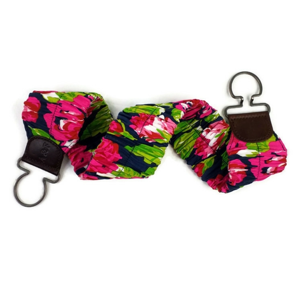 Abercrombie & Fitch Multicolor Floral Stretch Belt Womens XS/S